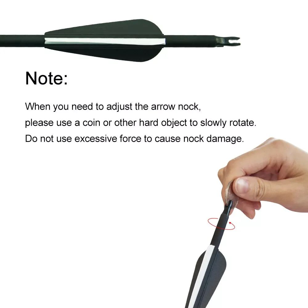 Premium 30-Inch Carbon Arrow with Replaceable Arrowhead
