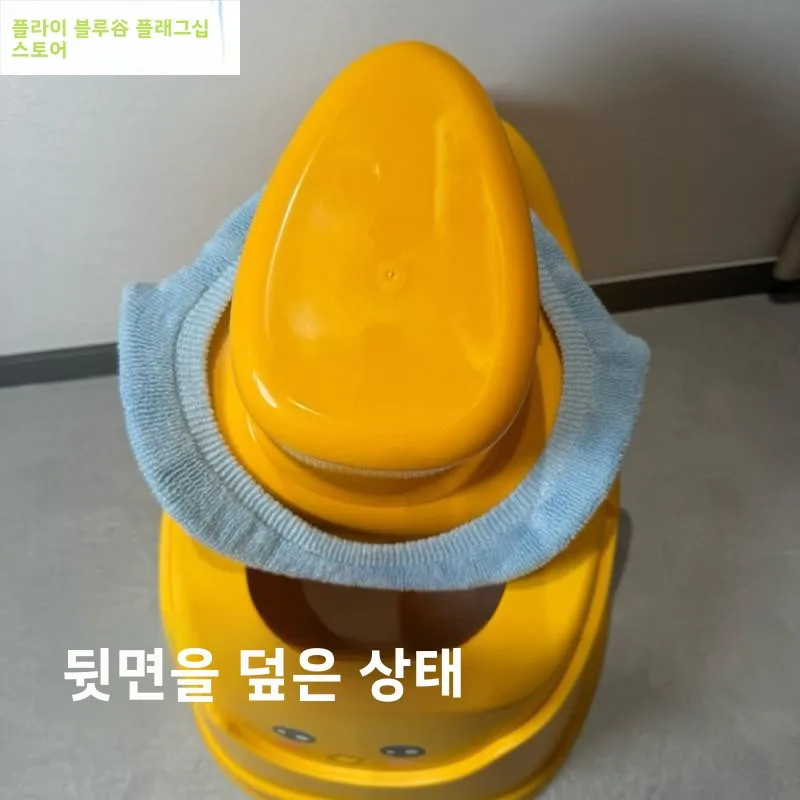 두꺼운 보온 변기 시트 커버 오리 디자인 어린이용 욕실용품 가정용 순색 푹신한 패드 냉방방지 2개입