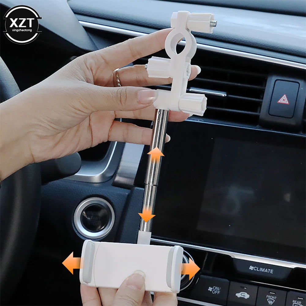 

Universal Car Phone Holder Rearview Mirror 360 Degree Rotatable Back Seat Stand GPS Navigation Bracket For IPhone Samsung Xiaomi