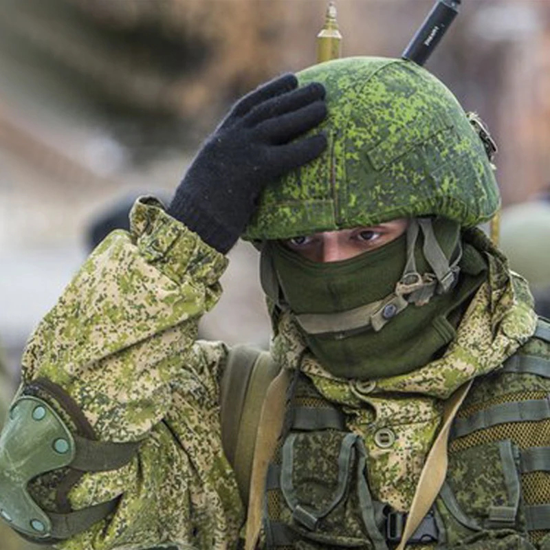VKBO Black Double Layer Gloves Russian Original Tactical Air Soft Gloves Wool Blended Cold resistant Wool Green Man Stand