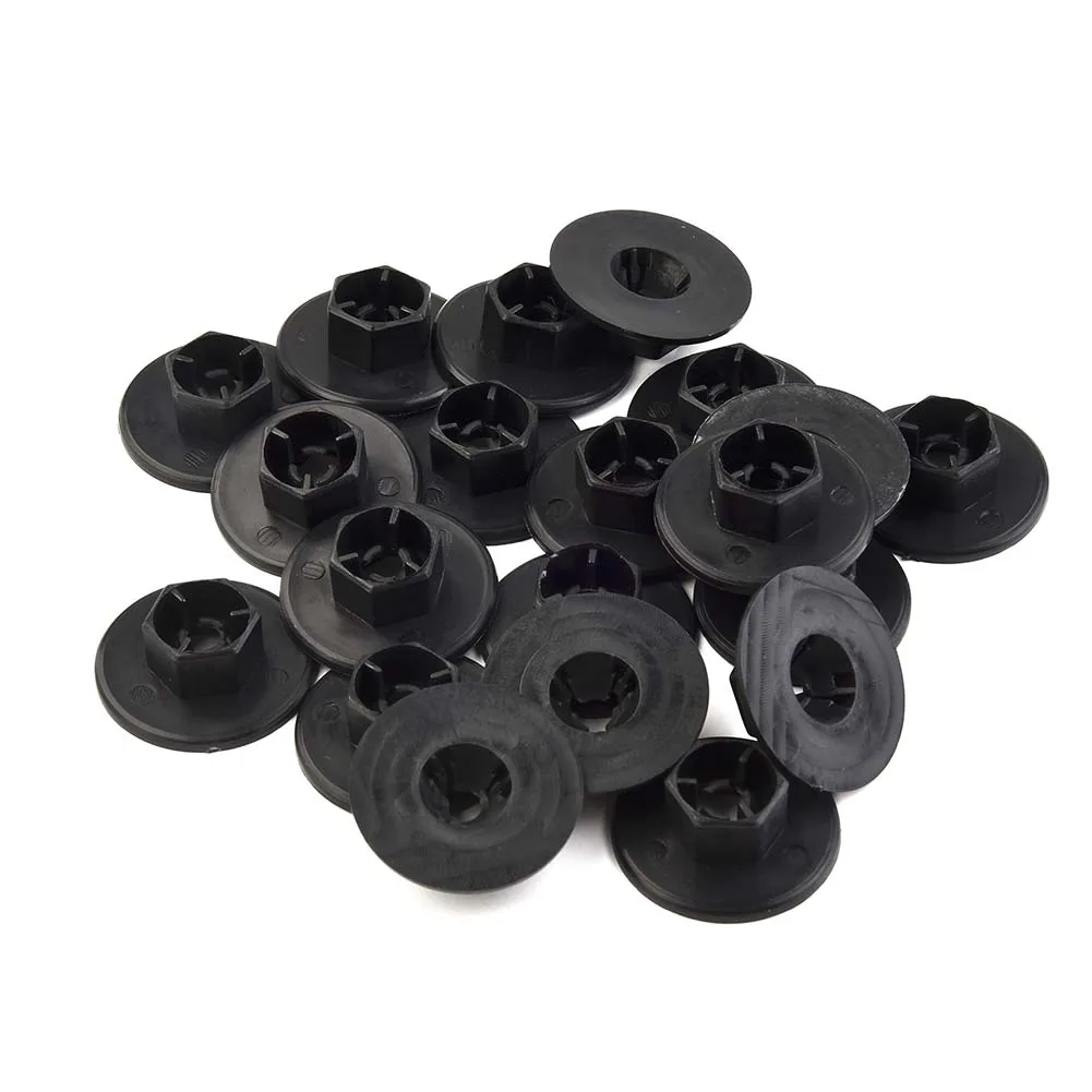 

Liner Parts Mud Guard Nut Clip-On Nut Washer OE:84145-26000 Parts & Accessories Screw-On Black Plastic For Hyundai