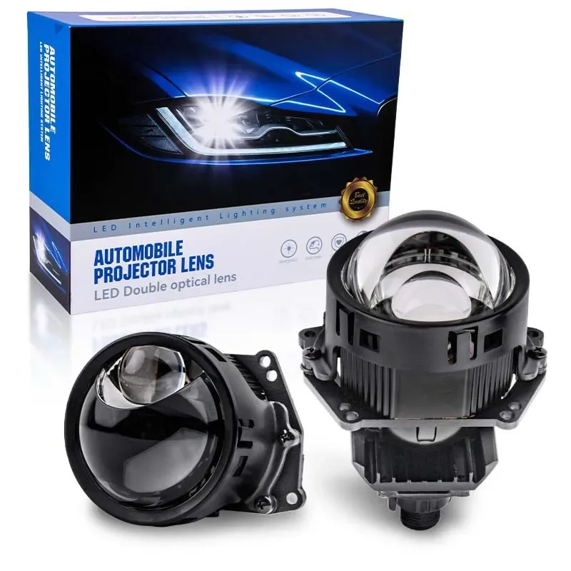 

LHD RHD LED Single Direct Laser Headlights Retrofit, Ultra-bright 130W 6000K Condensing LED Lights, Non-destructive Installation