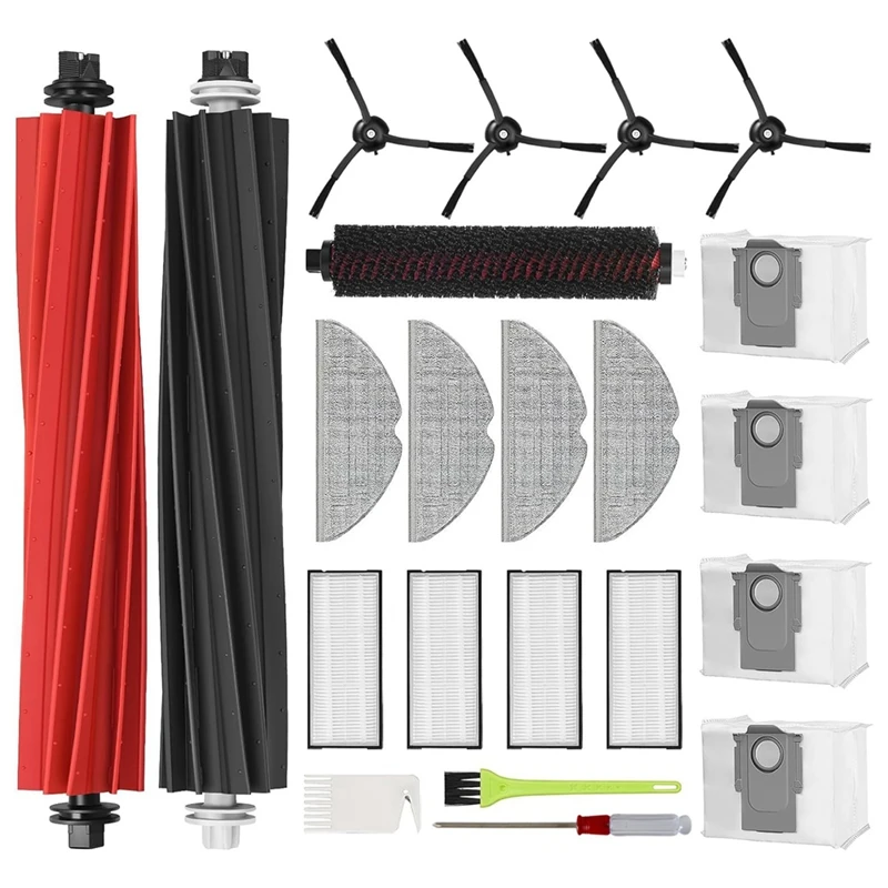 

For Roborock S8 Pro Uitra Robot Vacuum Cleaner Main Side Brushes Hepa Filter Mop Cloth Dust Bags Replacement Parts
