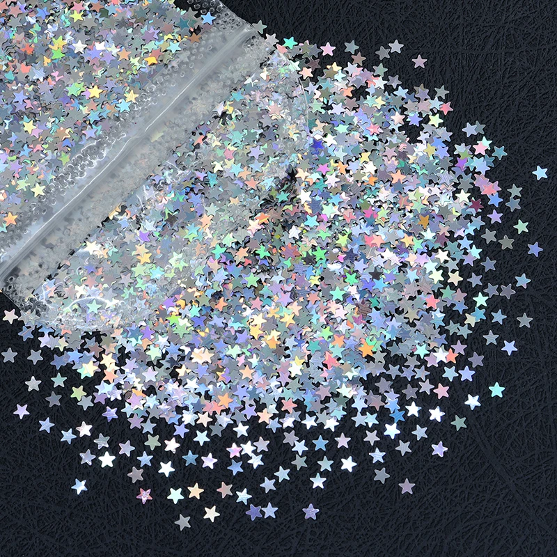 Boîte Mix Paillettes 12 Couleurs Différentes Holographiques