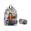 One Piece Luffy Schoolbag Recharged Backpack Student Backpack Boys Girls Anime Cartoon School Bag Mochila 1