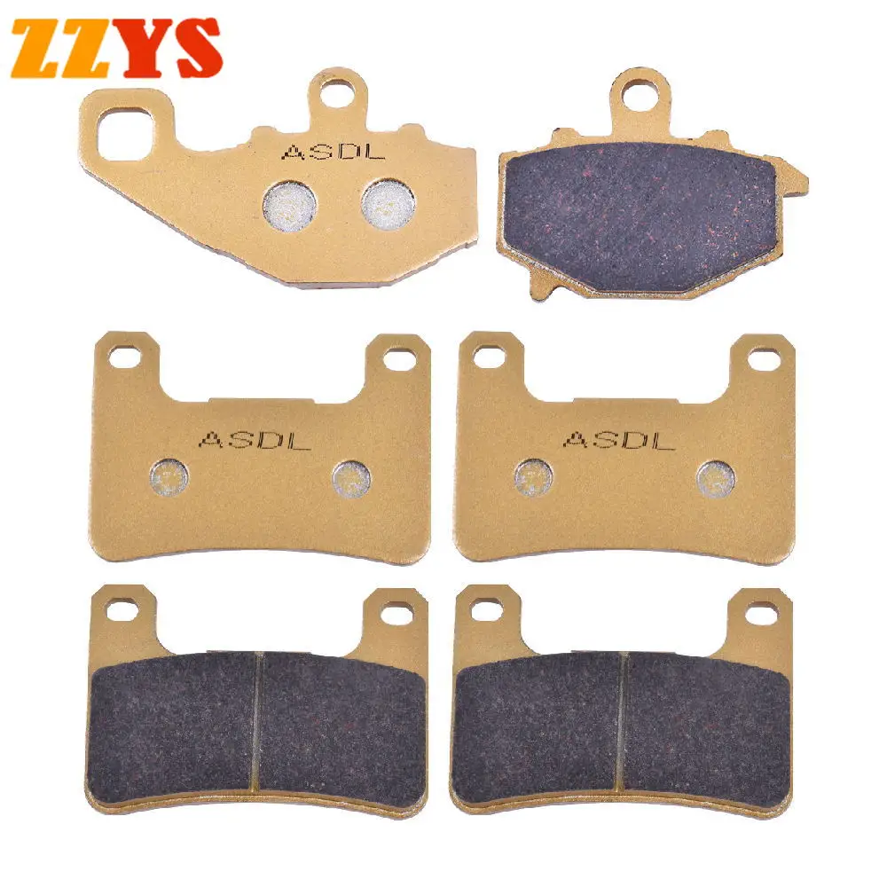Front Rear Brake Pads For Kawasaki Z1000F Z1000 Z 1000 F Non Abs 2014-16 Z1000H Hlf Abs 310Mm Contour Discs 2014-2020 2018 2019