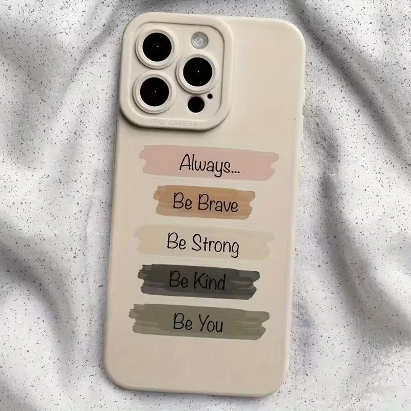 Inspirational Quote TPU Phone Case - Stylish and Durable Cover