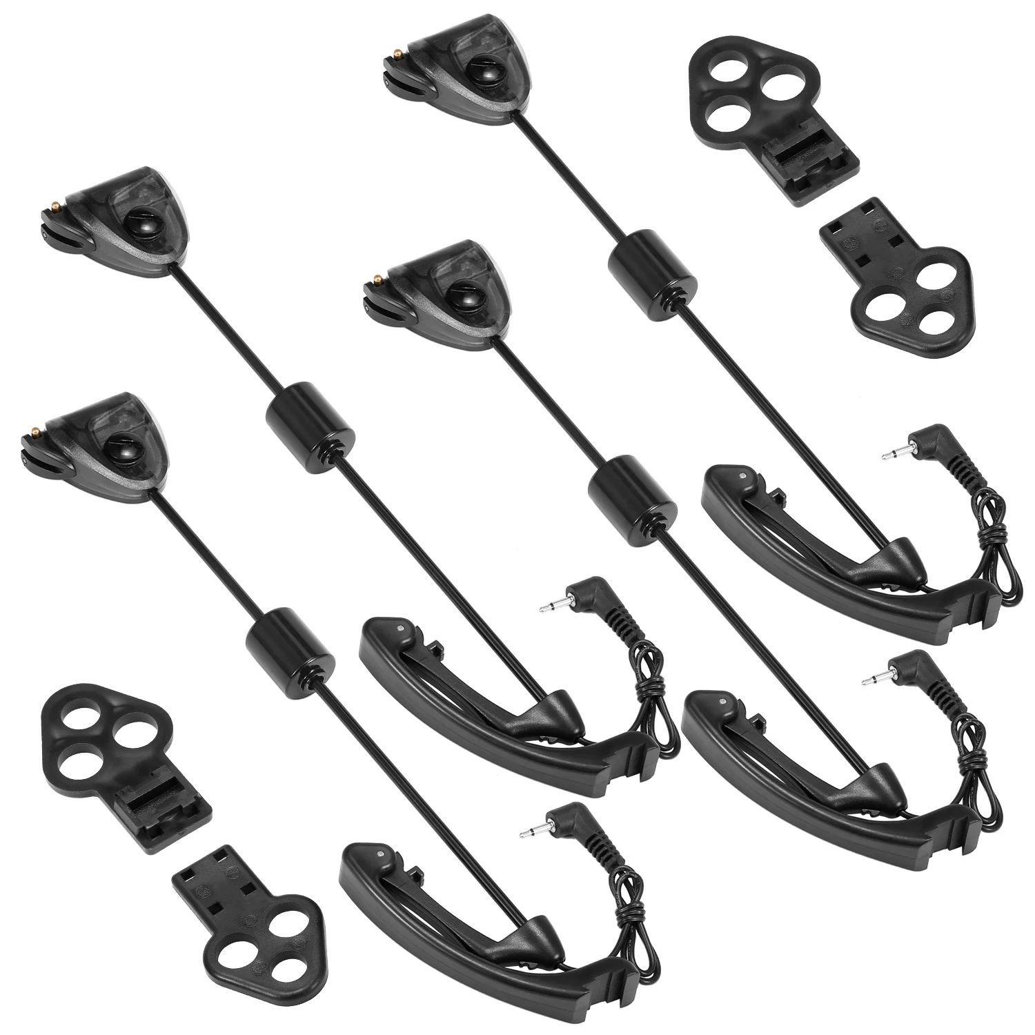 Lixada Fishing Swinger Set Carp Fishing Bite Indicator Swinger Digital Fishing Alarm LED Bite Indicator Illuminated Swinger Fish