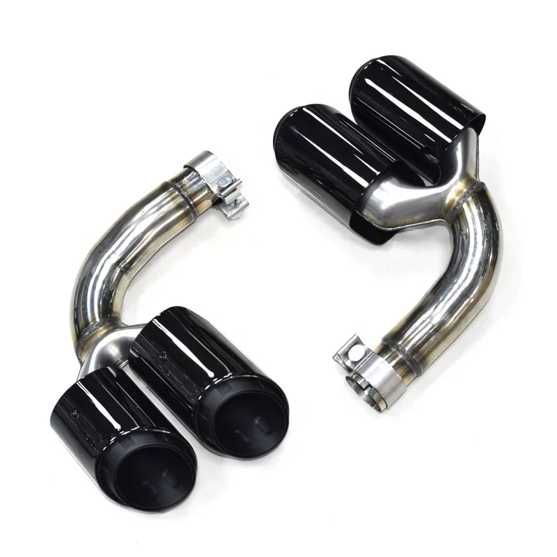 

Car Accessories Exhaust Tip for Touareg 2.0t 3.0t in 2019-2020 Black stainless steel Muffler tip Car Exhaust pipe
