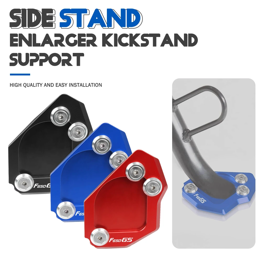 

WITH LOGO F700GS Side Stand Enlarge FOR BMW F650GS F650 GS Twin F700 GS F650GS 2008 2009 2010 2011 2012 2013 2014 2015 2016 2017