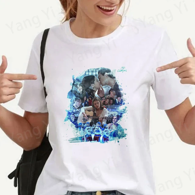 Nouveau T-shirt décontracté à manches courtes imprimé Off Campus, mode estivale Harajuku, haut unisexe doux et ample 1