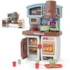 Toddler Toys Play Kitchen Set Doll House Accessories Role Play Toy For Children Tableware Birthday Gift For Girl 3