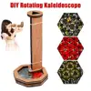 DIY Kaleidoscope Handmade Kit Children Classic Toy Wooden Kaleidoscope Top Toddler Sensory Toys Kid Gift Birthday Child Gift 1