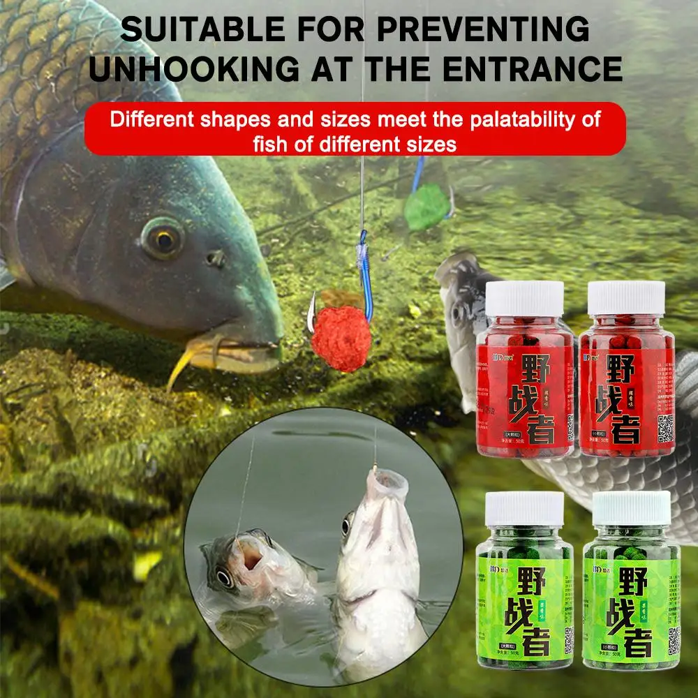 

Fish Attraction Lures Portable Fishing Baits Grains Stimulate Olfactory Sensation Fishing Supplies For Herring Carp Fishing W3D9