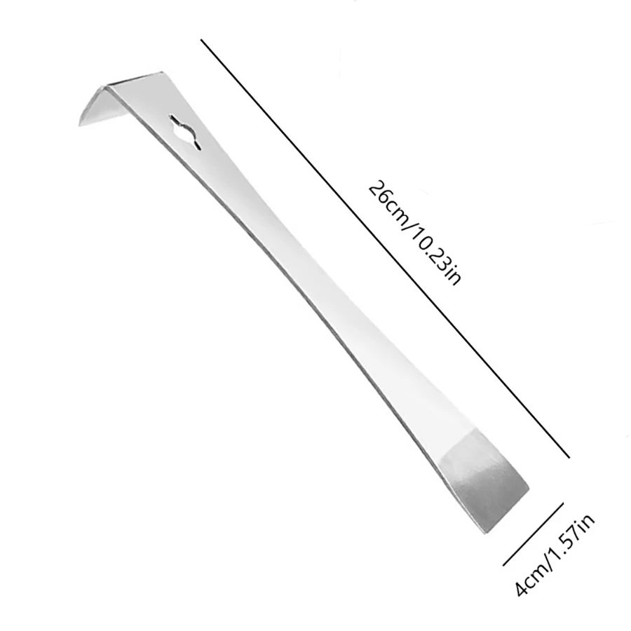 1pc Stainless Steel Pry Bar Scraper, 10 Inch Long, Pry-Tool, Scraper and Pry Bar, Metal Pry Tool, Flat Pry-Bar, Long Scraper