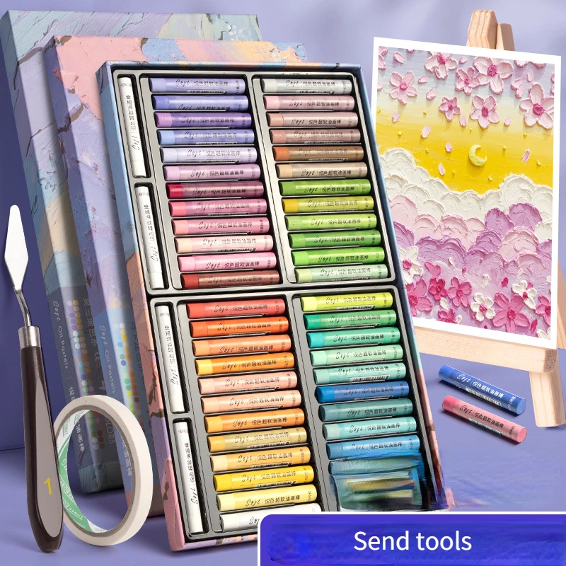 Oil Pastel Set 24/36/48 Color for Student Art Painting Tools,oil pastels