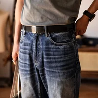 Red Tornado Classic 705 Jeans Slightly Tapered Fit Vintage Wash Denim Pants For Men 1