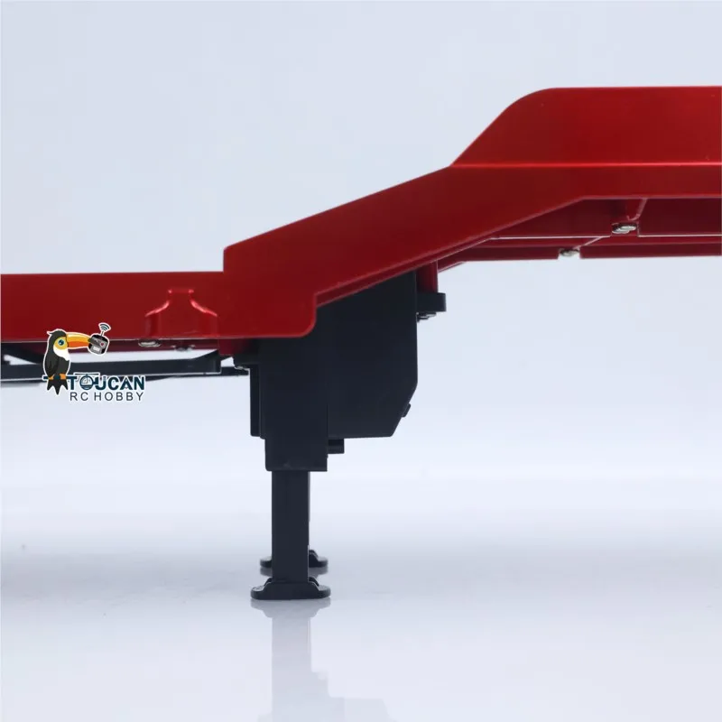 Semi-remorque plateau 3 essieux 1/18 pour HUINA 1501 RC