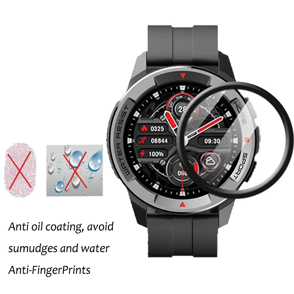 

2PCS 3D PMMA Curved Film For Xiaomi Mibro A1 X1 T1 C2 Screen Protector Film Band Protective Film For Mibro C2 Full Cover