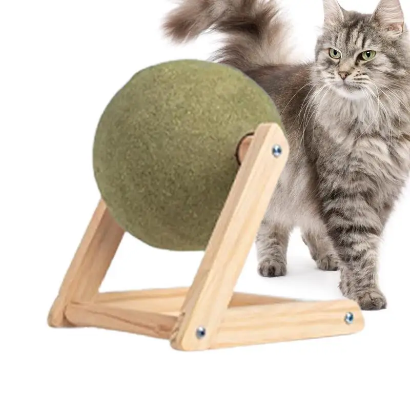 

Catnip Balls For Cats Rotatable Interactive Catnip Toy Catnip Roller Ball Floor Mount Enjoyable Catnip Floor Toys Cat Huge