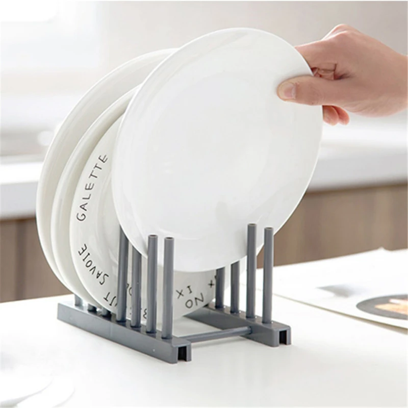 Household Plastic Bowl and Dish Rack Kitchen Supplies Drainage Detachable Storage Frame Plate Pot Cover Racks kitchen storage rack dish drying rack kitchen lid rack under sink storage rack kitchen drain basket cabinet organizer shelves