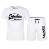 Summer Fashion Printed Men's Shorts Set, Men's Quick Drying And Breathable Outdoor Fitness And Sports Set, Short Sleeved T-Shirt 5