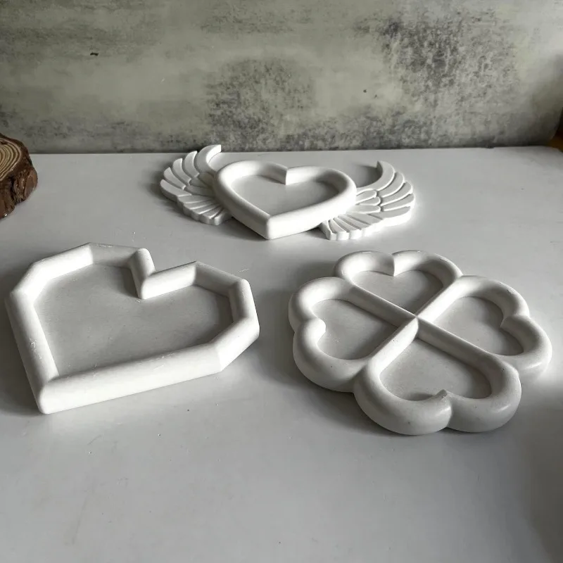 Silicone Mold Love Angel Wings Tray Four-leaf Clover Heart Tray