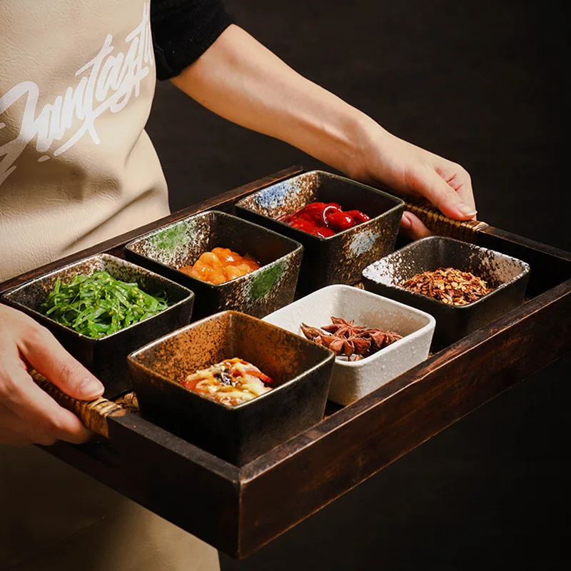 

Small Ceramic Plates, Square Saucers, Snacks, Refreshments, Side Dishes, Household Snacks, Fruit Dipping Plates