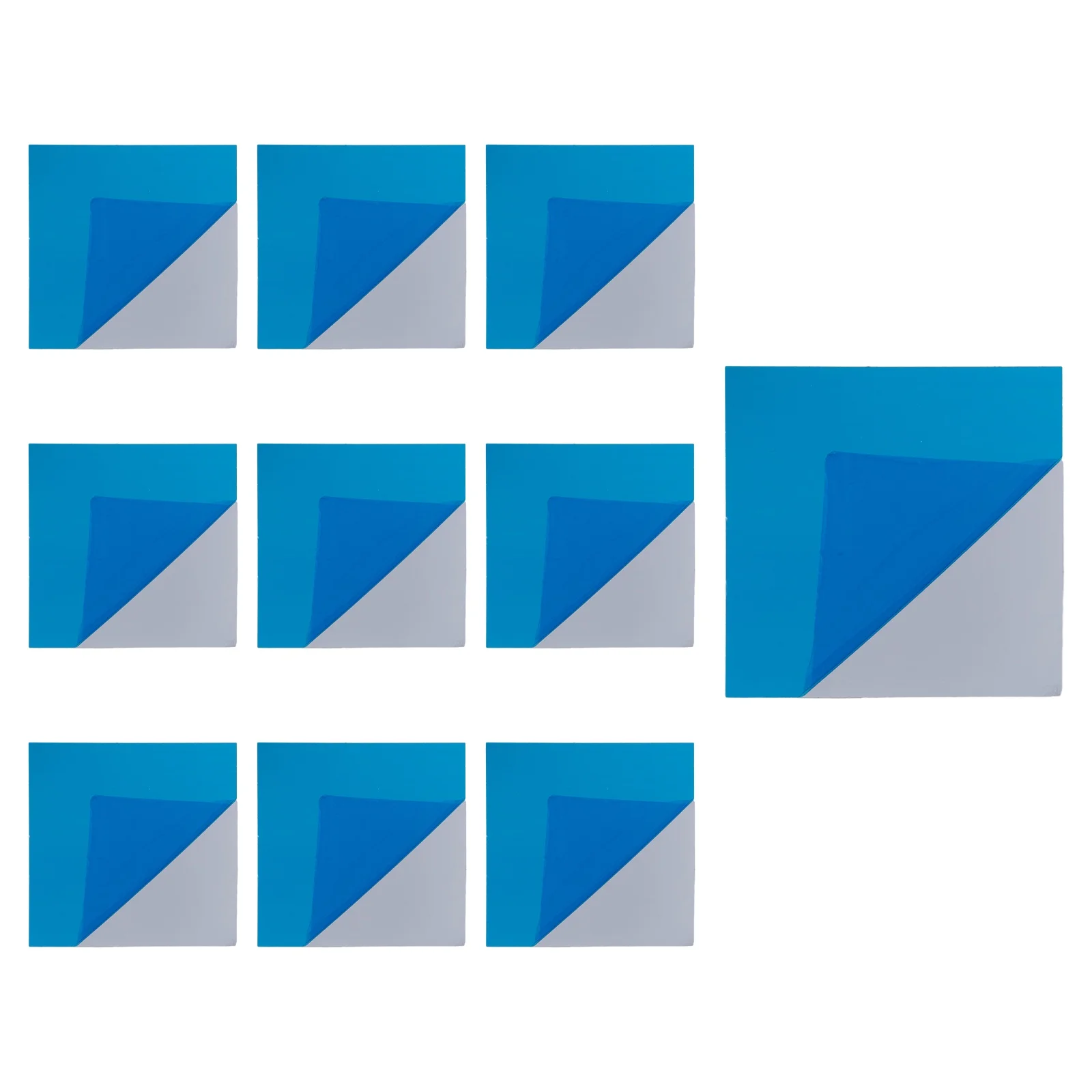 Wall Stickers Mirror Stickers Decoration Decal Home Decor Mirror Mosaic Silver Square Tile Wall Stickers 10 X 10cm 10CM