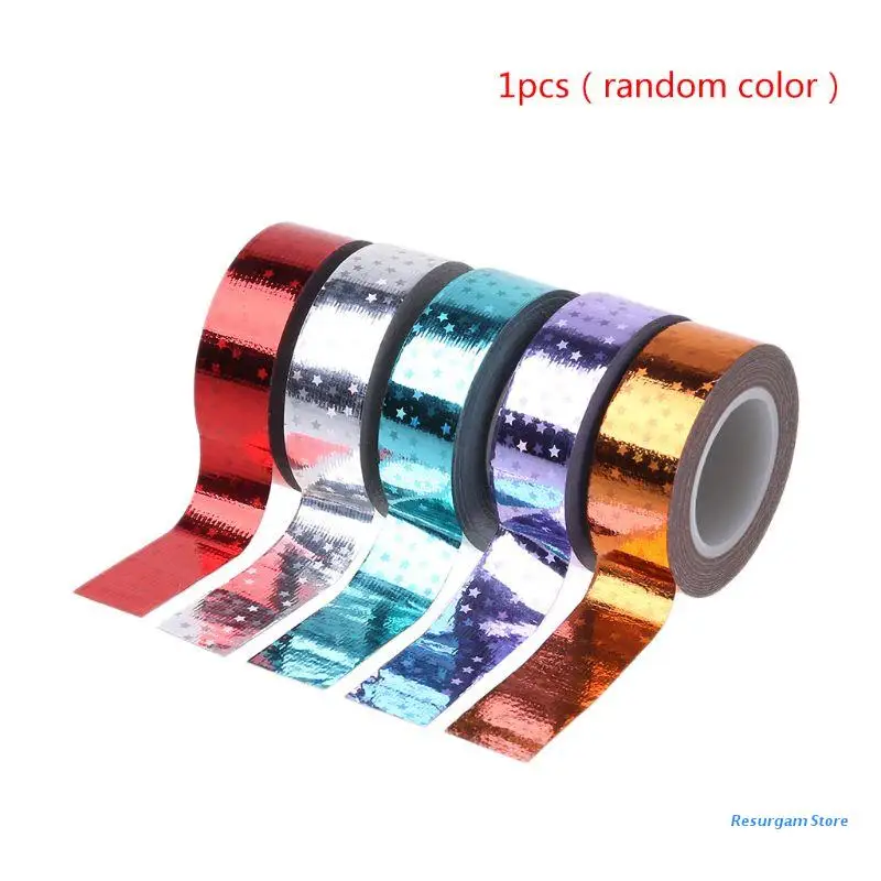 Rhythmic Gymnastics Decor Prismatic Glitter Tape Hoops Sticker