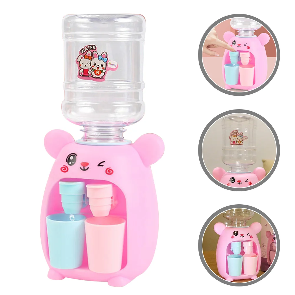 

Children's Water Dispenser Kids Pretend Toy Kitchen Appliance Fountain Automatic for Plastic Plaything Mini Toys Girls