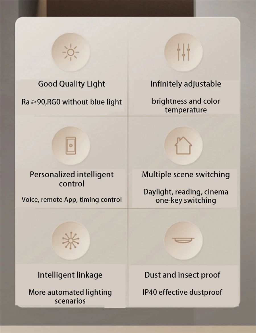 Original Ceiling Light L1-350 ZigBee 3.0 Color Temperature Bedroom Led Lamp Lig