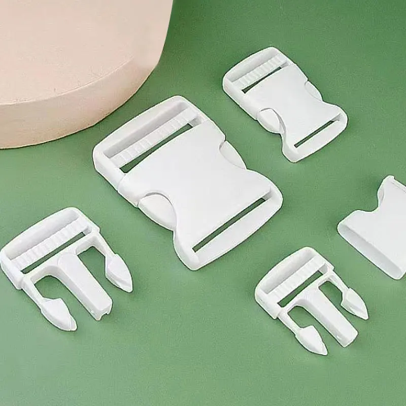 

2pcs/Lot15-25mm Black/White Adjustable Plastic Dual Side Release Buckles Buckle Backpack Bag Belt Webbing DIY Craft Accessories