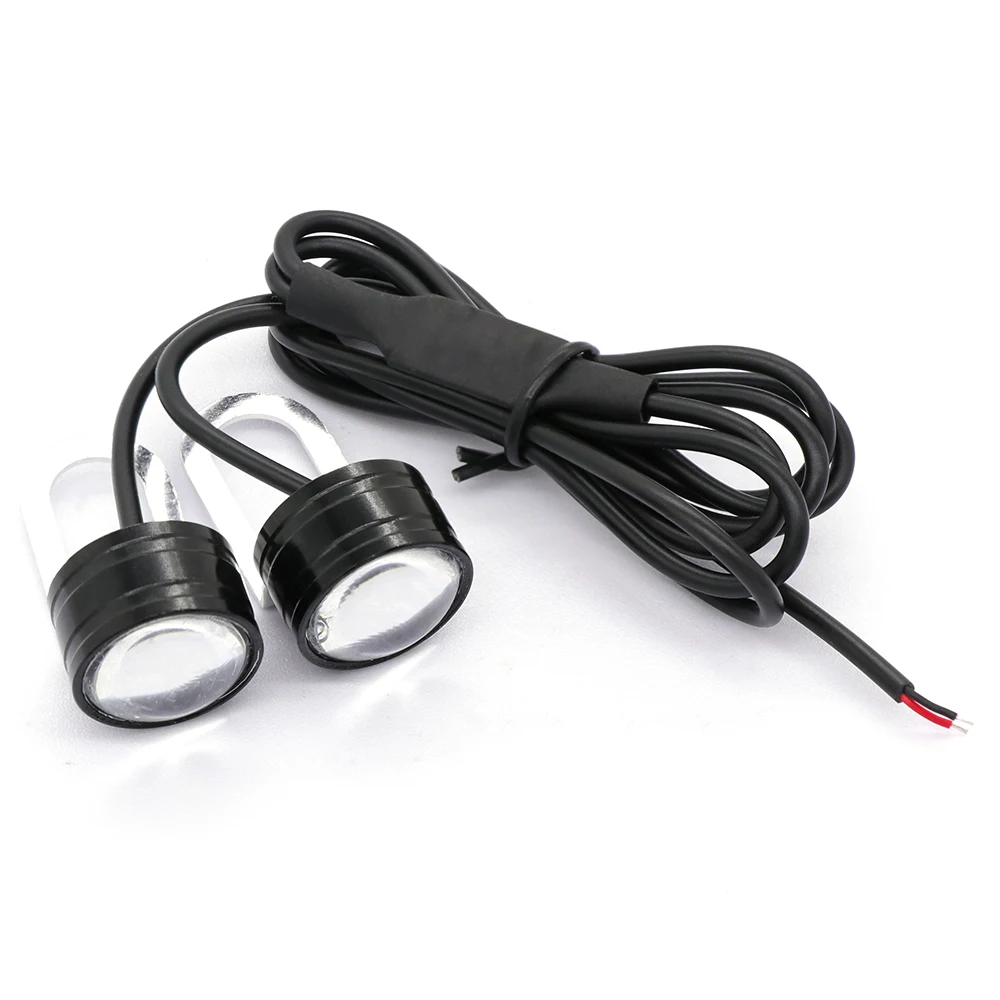 Motorcycle LED Lights LED Motorcycle Lights LED Lights Motorcycle Driving Lights Bike Light 2PCS Motorcycle LED Daytime Running Light DRL Colorful Replaceable Eagle Eye Light Super Bright Mirror Front Signal Strobe Lamp