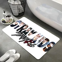Kpop Boy S-stray Kids Floor Mat Home Bedroom Kitchen Non-slip Floor Rug, Absorbent Anti-fouling Door Mats 2
