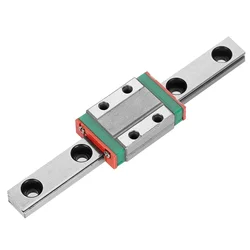 Compact Linear Motion Rail with Slide Block and Carriage - 9mm Width (95mm)