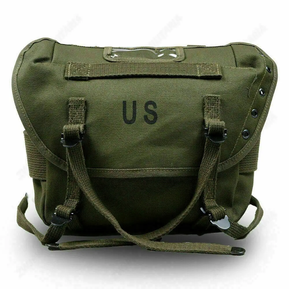 . Vietnam War Us Army M1961 Canvas Bag Packet Pouch - Reenactments