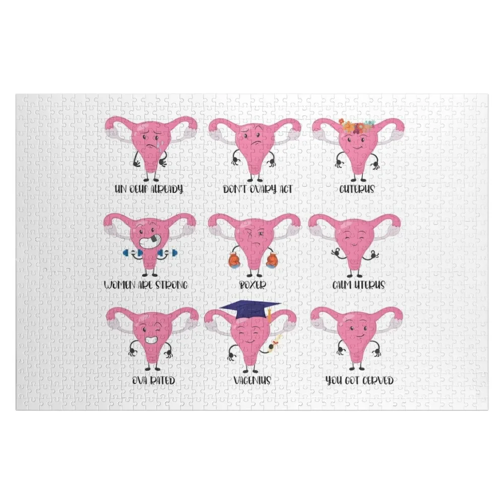 Uterus Puns - Funny Medical Jokes and Humor Jigsaw Puzzle Picture Jigsaw For Kids Puzzle