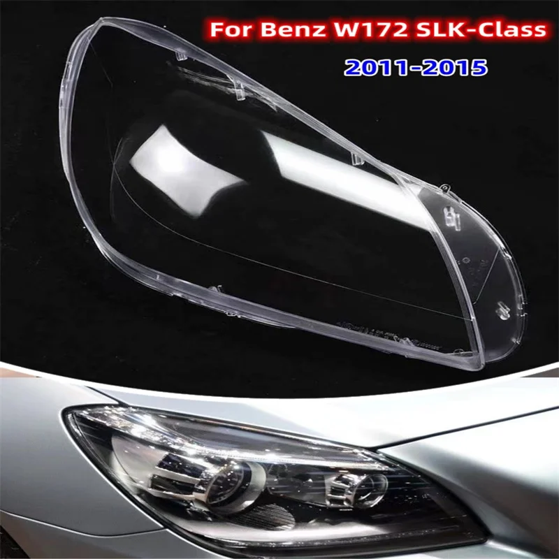 

Автомобильная линза стеклянная лампа головного света крышка налобного фонаря прозрачный абажур крышка фары для Mercedes-Benz W172 SLK-Class 2011-2015