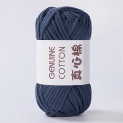 Crochet & Knitting Hollow Yarn for DIY Projects: Bags, Cushions, Mats, Hats, and More (15 cowboy blue)