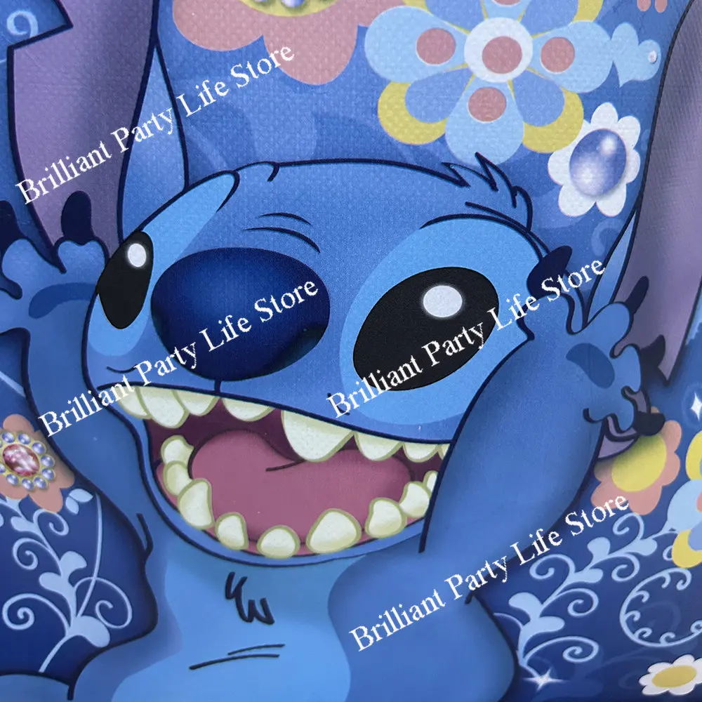 48/12pcs Disney Lilo&Stitch Birthday Party Decoration Stitch Gift Bags Non-woven Fabric Stitch Backpack For Kids Party Supplies