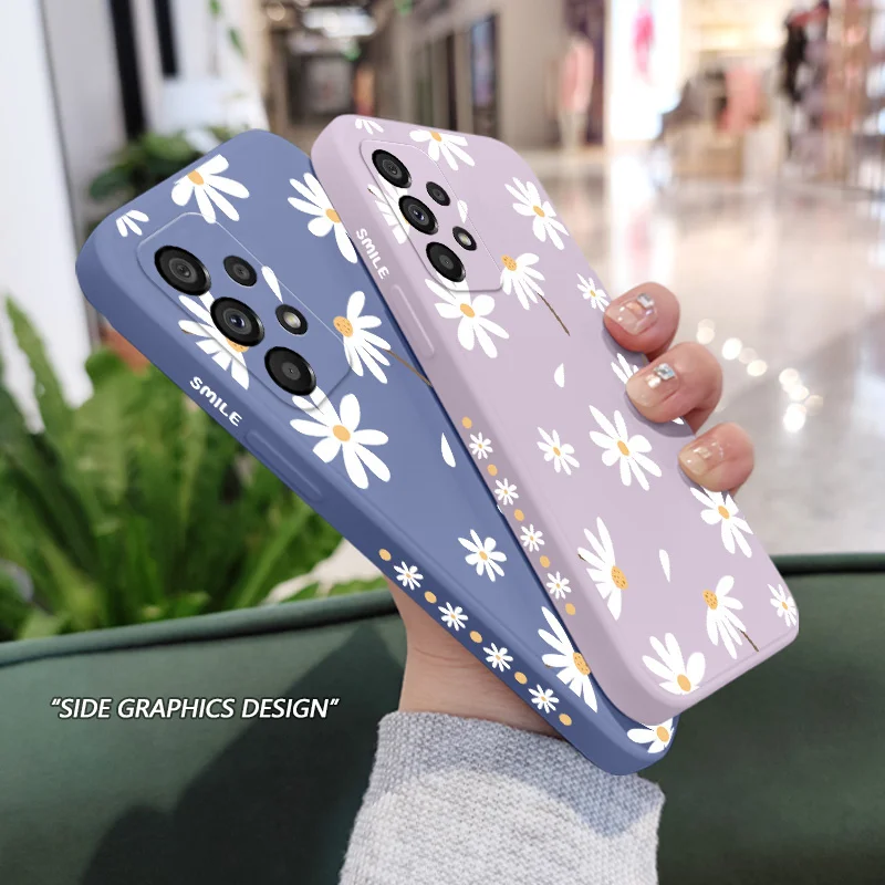 Charming Daisy Silicone Phone Case Cover