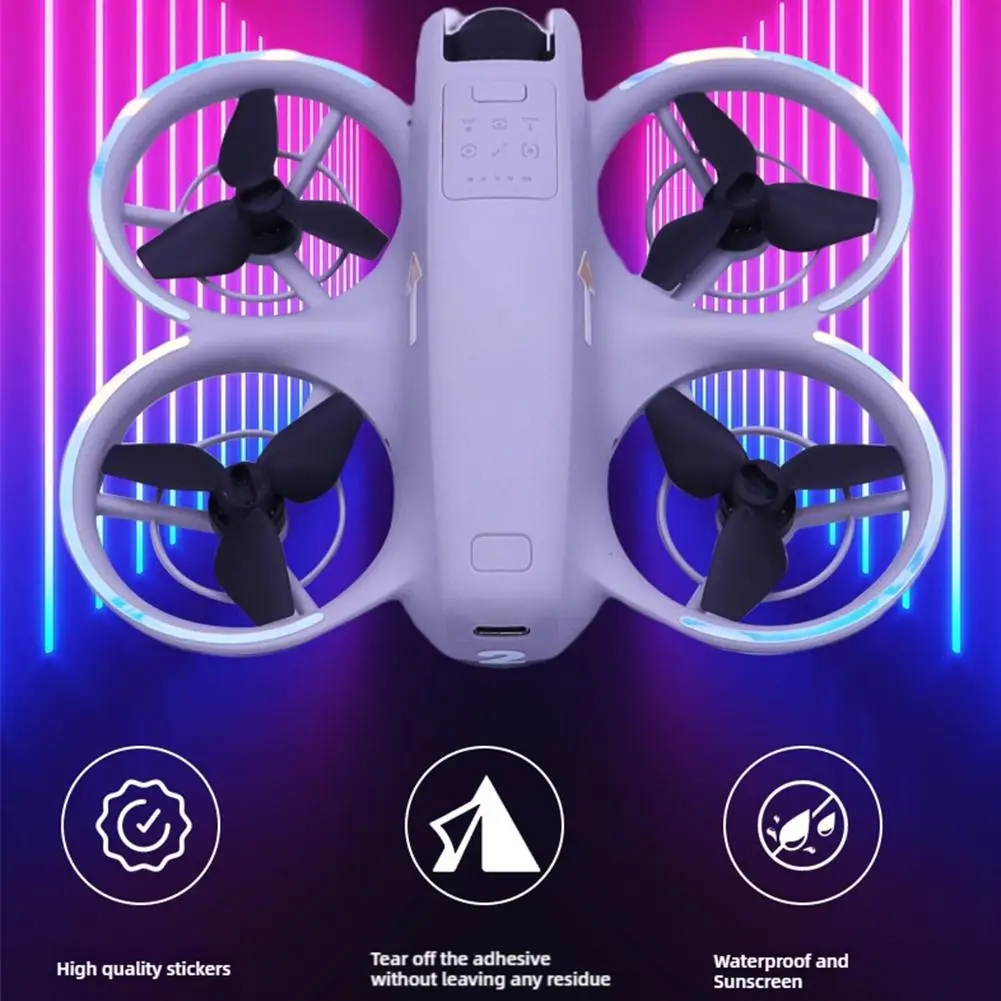 For DJI NEO Luminous Stickers Luminous Film Cool Stickers Selfie Small Drone Crossing Machine For DJI NEO Accessories