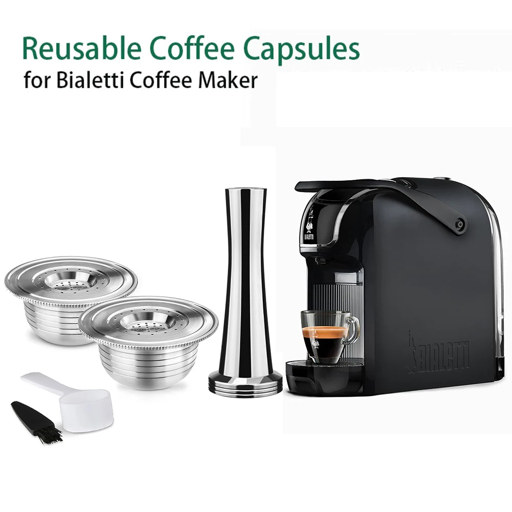 Per Bialetti Coffee Maker Brikka Espresso Cup Capsule Di Caffè Riutilizzabili Cialde Filtranti Riutilizzabili In Acciaio Inossidabile