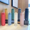 TYESO 600/750ML Thermos Bottle With Straw Stainless Steel Car Thermal Cup Sports Water Bottles Keeps Cold and Heat Thermal Mug 4