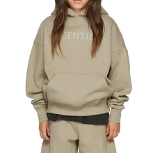  Kids Winter Thick Hoodie+Pants Sets Fleece Loose Sports Sets Boy Girl Silicone Label Hooded Sweatshirts Cotton Two Piece Set 