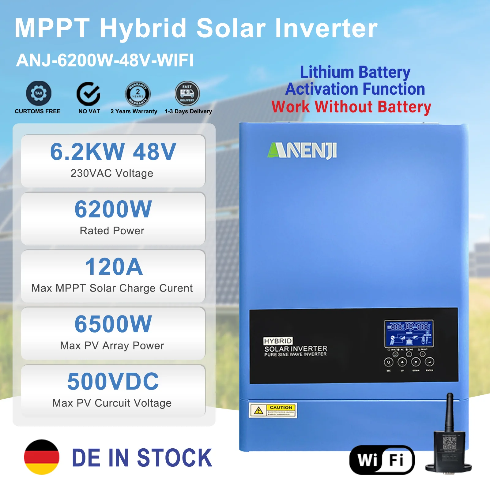 Onduleur Hybride Pure Sinus 3KVA 2400W À Onde ... - DHgate