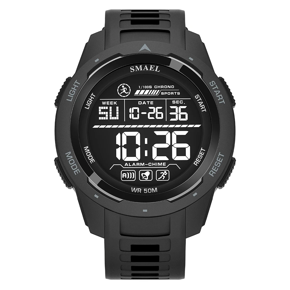 SMAEL 8105 Digital Watches Sports LED Wristwatches Men's 50m Waterproof thumbnail 2