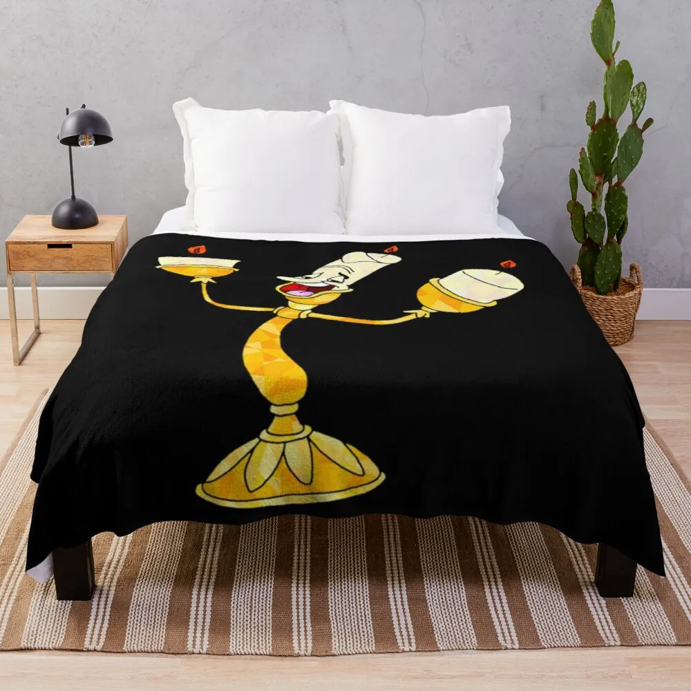 

Lumiere Mosaic on White ClassicThrow Blanket Furry Blankets Retro Blankets