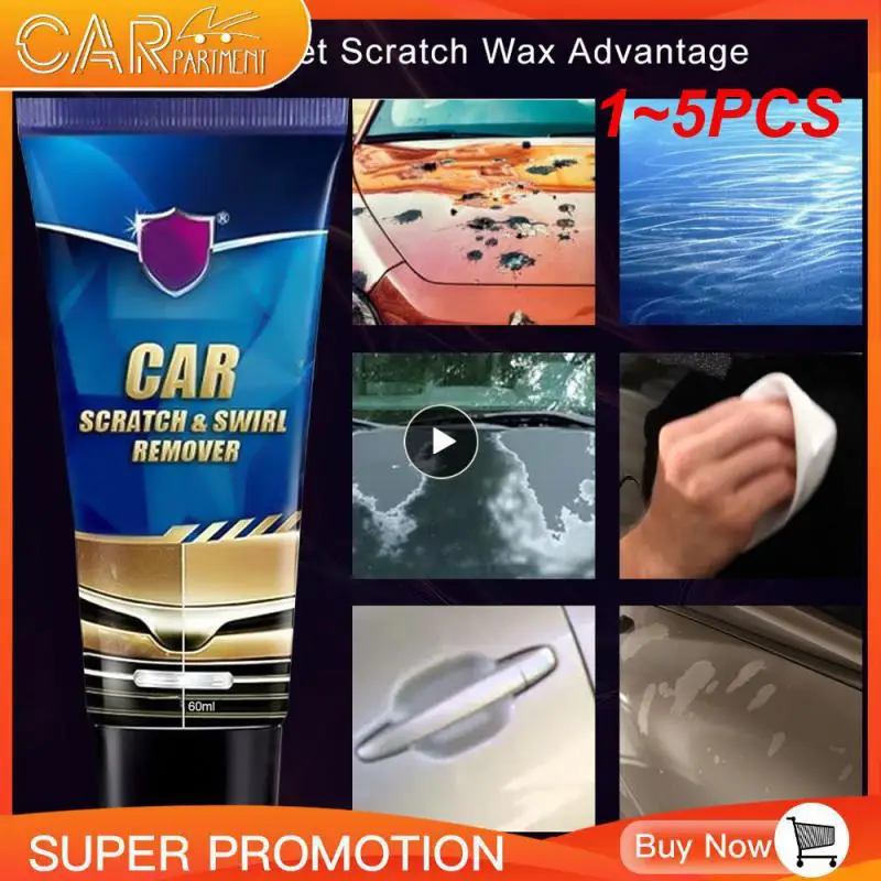 

1~5PCS 60 ML Car Scratch And Swirl Remover Auto Scratch Repair Tool Car Scratches Repair Polishing Wax Anti Scratch Cream TSLM1